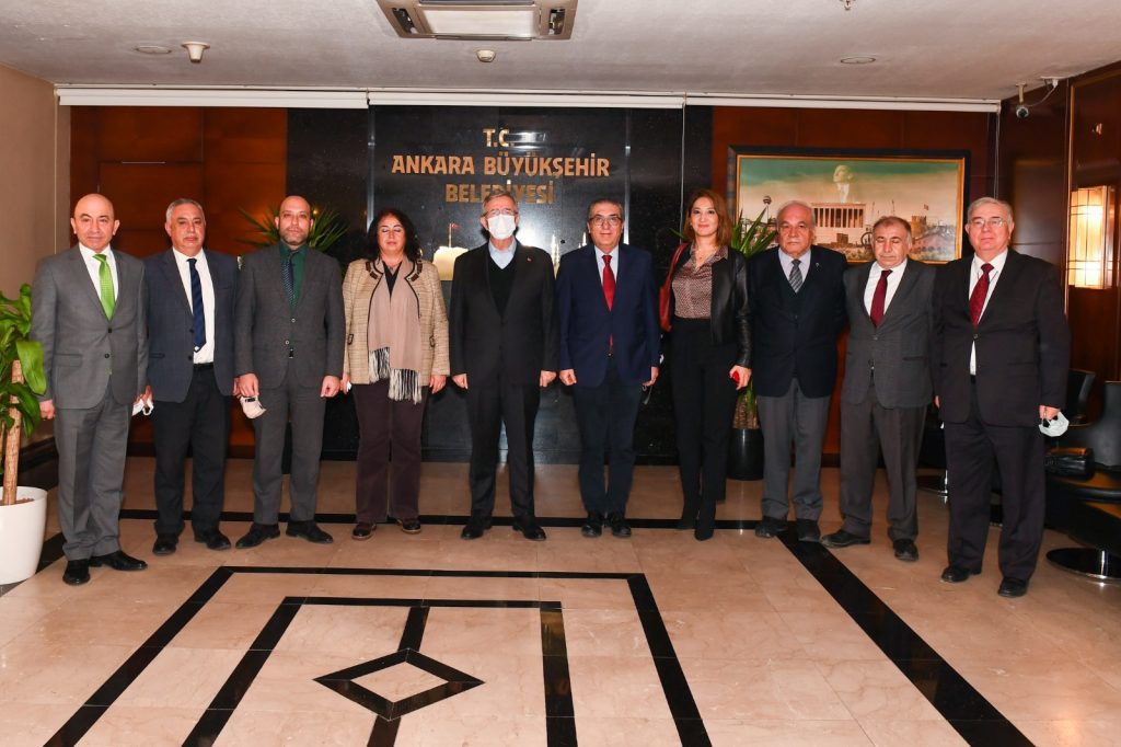 SDD Yönetim Kurulu, Ankara Büyükşehir Belediye Başkanı Mansur Yavaş’la bir araya geldi