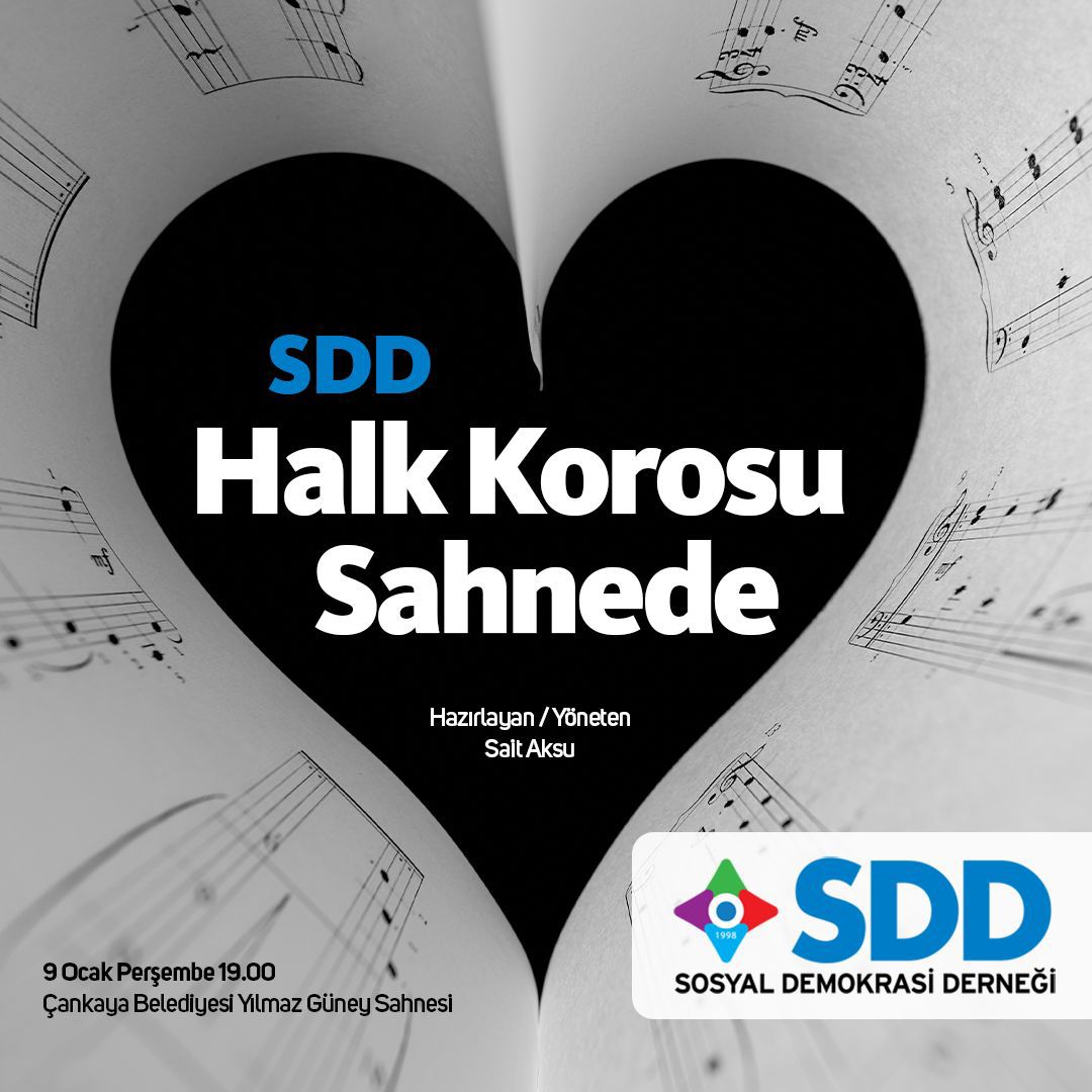 Sosyal Demokrasi Derneği Halk Korosu Göz Doldurdu